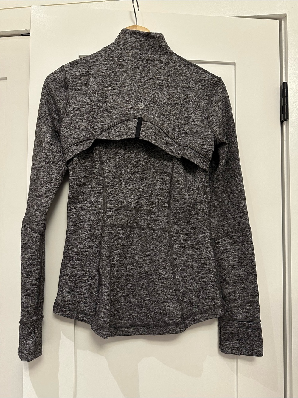 lululemon athletica Heathered Charcoal Full-Zip Utility Jacket - Picture 2 of 4